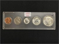 5 U.S. Coin Types - Includes Five 1964 Coins
