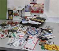 Patches, Beer Books, Labels and 6 pack holders