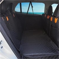 CNCZMH Large Waterproof Dog Car Seat Cover, Black