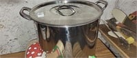 Stainless Steel Pot 9 inches High by 13 in Wide