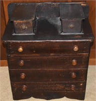 Antique Miniature/Salesman Sample Dresser