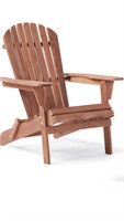 Outdoor Wooden Folding Adirondack Chair with