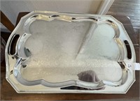 CHROME PLATED SERVING TRAY