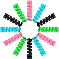 24 Pieces Charger Cable Saver, Silicone Flexible