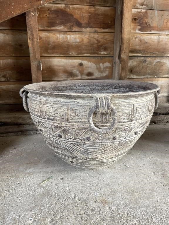 Large clay planter