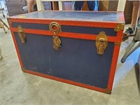 PAINTED TRUNK, SHOWS WEAR