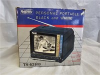 NOS Rhapsody Personal Portable Black & White TV
