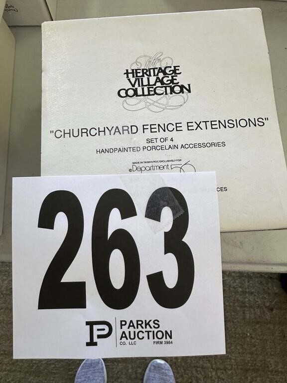 Department  56 Church Yard Fence Extensions"