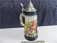 KING German 10" Musical Band Beer Stein