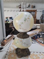 GONE WITH THE WIND lamp embossed flowers
