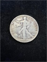 1945 Walking Liberty Half Dollar