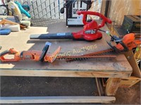 TWO ELECTRIC HEDGE TRIMMERS