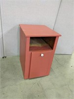 Painted Stand/Cabinet W/ Pull Out Drawer