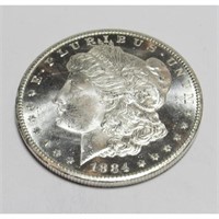 1884 CC CH BU PL Morgan Dollar Key Date