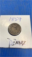 1859 penny
