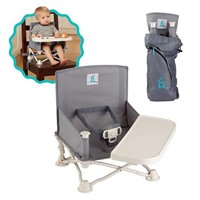 Hiccapop Travel Booster Seat with Tray-Grey