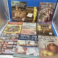 Large Collection Of Vintage "How To" Art Books In