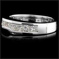 0.71ctw Diamond Ring in 18K White Gold