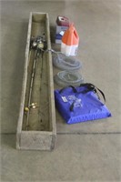 (2) Tackle Box, (6) Rods & Reels, (1) Extra Reel