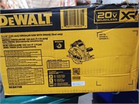 Dewalt 7-1/4, 20v max circular saw with brake.