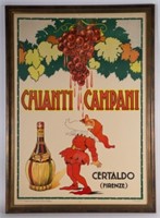 CHIANTI CAMPANI POSTER