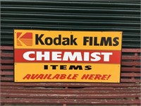 Original Kodak Chemist Shop Advertisement Sign