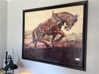 Framed Draft Horse Print