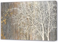 Yihui Arts Canvas Wall Art 20x28IN Brown Tree