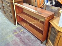 Solid wood 2 shelf credenza book case, 4'x31"