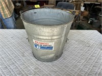 Vintage Galvanized Mop Bucket