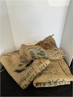 Vintage Burlap Bags