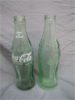 Pair Annapolis Md Vintage Coca-Cola Glass Bottles