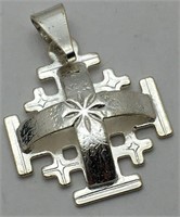 Sterling Silver Jerusalem Pendant