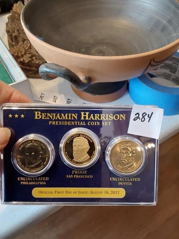 Benjamin Harrison Presidential Coin Set