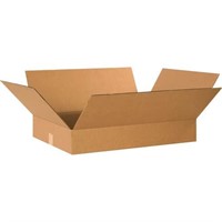 BOX USA Shipping Boxes Flat 24"L x 18"W x 4"H, 20-
