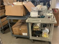 Two Carts of Asst. Items Not Pickup From Previous