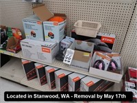 LOT, ASSORTED STIHL ACCESSORIES TO INCLUDE: