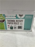 Thermal receipt label/ paper rolls 100 pcs nib