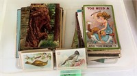 Vintage Post Cards, Bird Facts