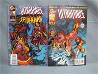 Pair Ultraforce Comics includes Spiderman!