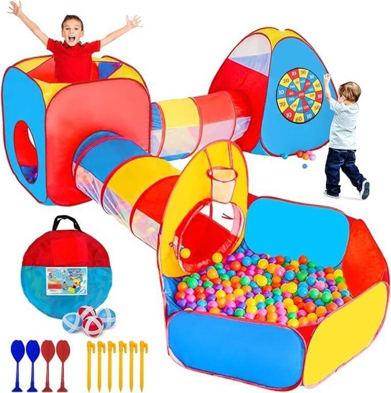 LEAMBE 5 in 1 Kids Play Tunnel
