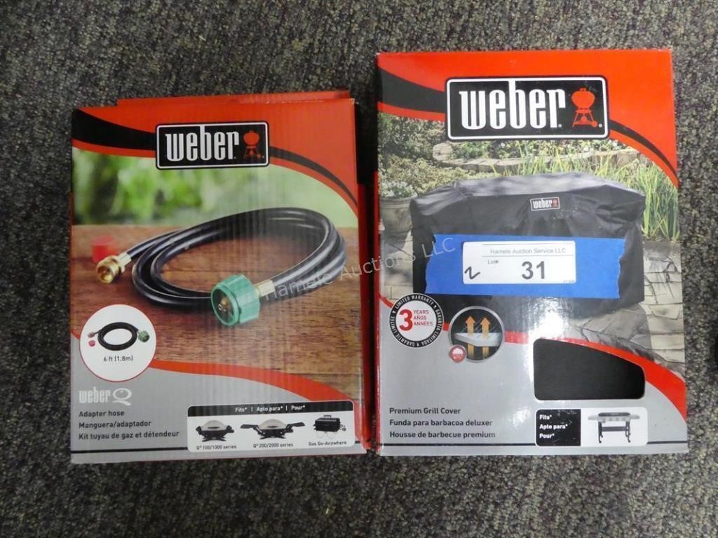 Weber Grill Cover and Adapter Hose