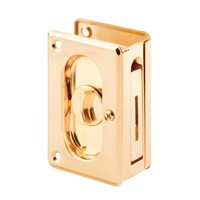$25  3-3/4 in Brass Pocket Door Privacy Lock