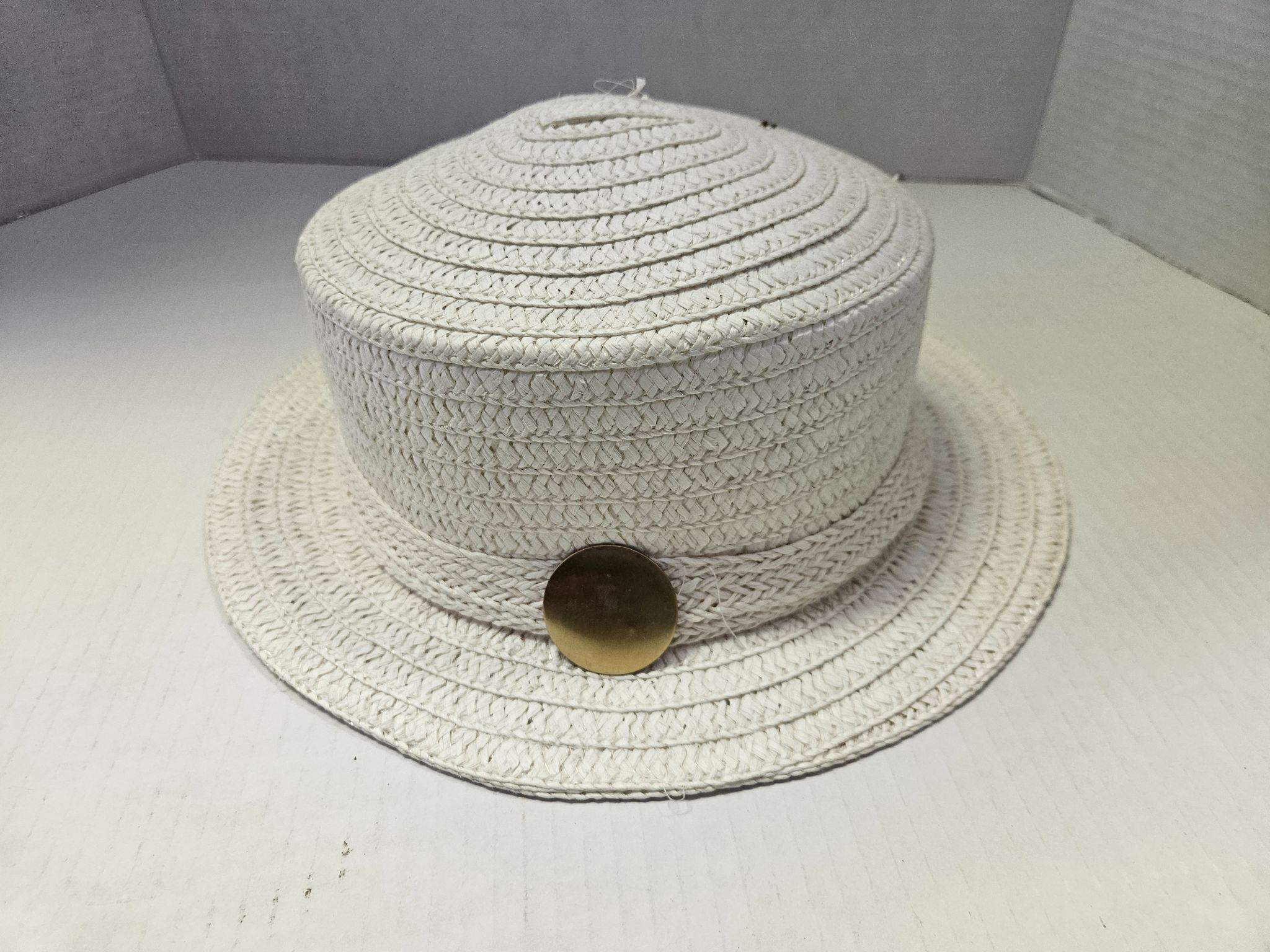 White Straw Hat