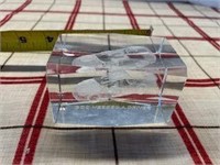 DALE EARNHARDT #3 LASER ETCHED PAPERWEIGHT