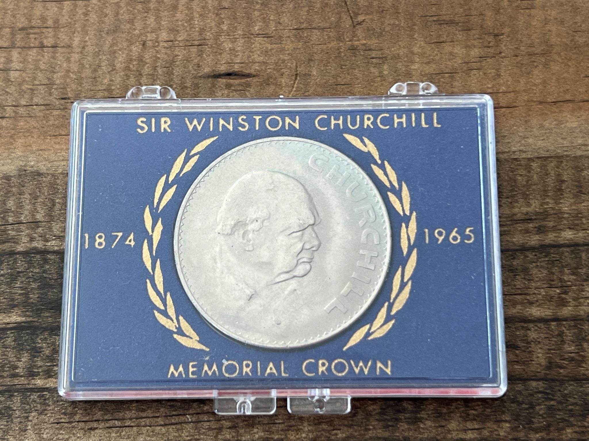 Sir Winston Churchill Commemorative Coin in Case