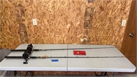 2) Walleye Angler Rod 7’6” retractable pole,