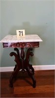 Rose Carved MT Lamp Table