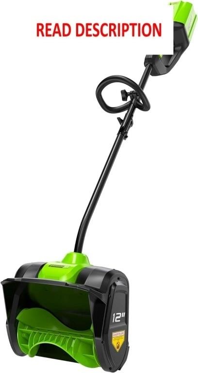 Greenworks Pro 80V 12-Inch Cordless Snow Shovel  B