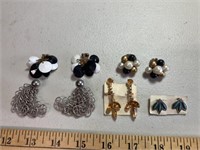 5 sets vintage earrings